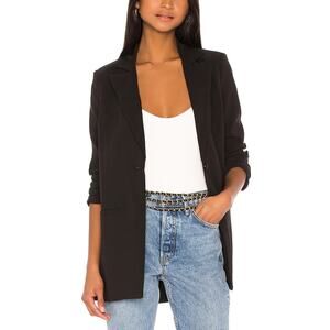 Camila Coelho 'Brenna' Black Polyester Blazer Size M